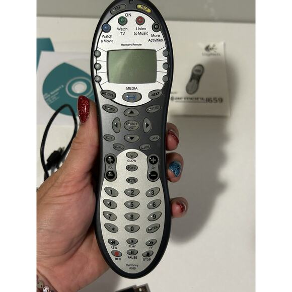Logitech Harmony H659 Advanced Universal Remote Control With Cord And Manual - Picture 2 of 5